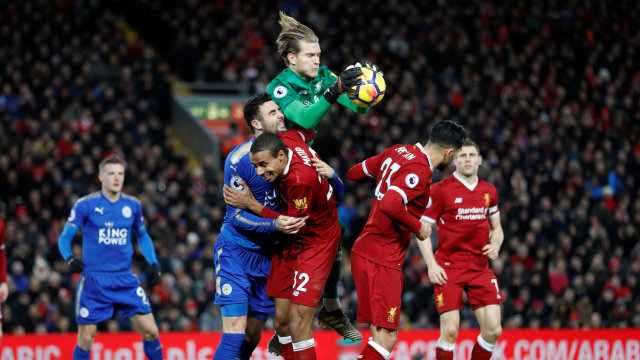 Liverpool vs Leicester City. (Foto: Reuters/Carl Recine )
