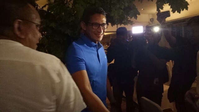 Sandiaga Uno di Segarra Ancol (Foto: Nabilla Fatiara/kumparan)