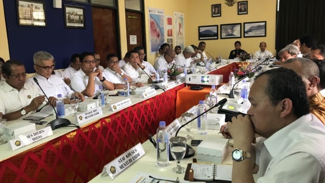 Rapat Kerja ESDM di Gunung Agung Bali (Foto: Dewi Rachmat Kusuma/kumparan)