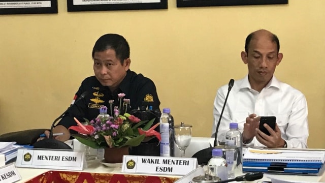 Rapat Kerja ESDM di Gunung Agung Bali (Foto: Dewi Rachmat Kusuma/kumparan)