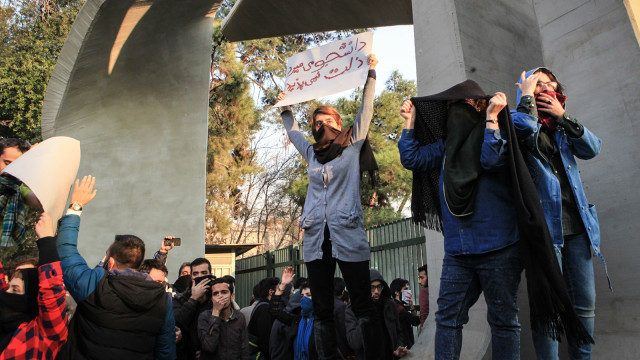 Demo di Iran (Foto: AFP/STR)