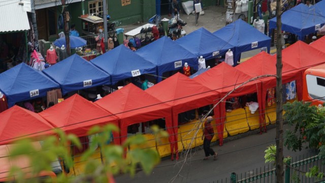 Penataan Parkir Jati Baru, Tanah Abang (Foto: Jamal Ramadhan/kumparan)