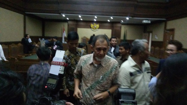 Nofel Hasan di Pengadilan Tipikor (Foto: Marcia Audita/kumparan)