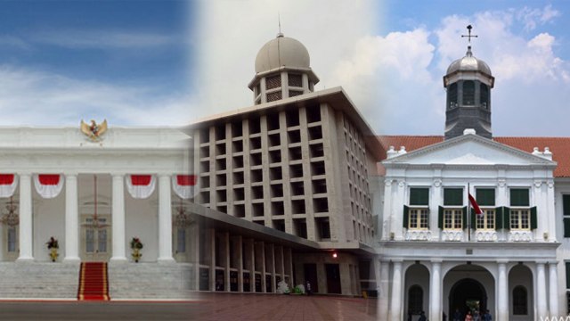 Istana Negara, Masjid Istiqlal, Museum Fatahillah (Foto: Istimewa, Kevin Kurnianto/kumparan, Jakarta Walking Tour)