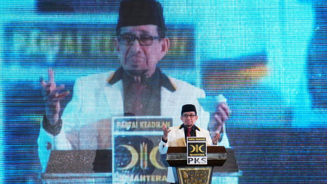 Ketua Majelis Syuro PKS Salim Segaf Al Jufri (Foto: Puti CInintya/kumparan)