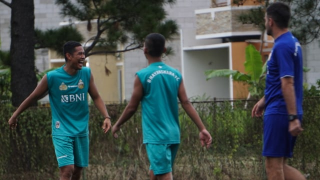 Latihan Bhayangkara FC (Foto: Fanny Kusumawardhani/kumparan)