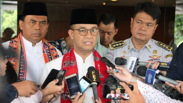 Anies Baswedan dan Agus Martowardojo di BI  (Foto: Diskominfotik DKI Jakarta)