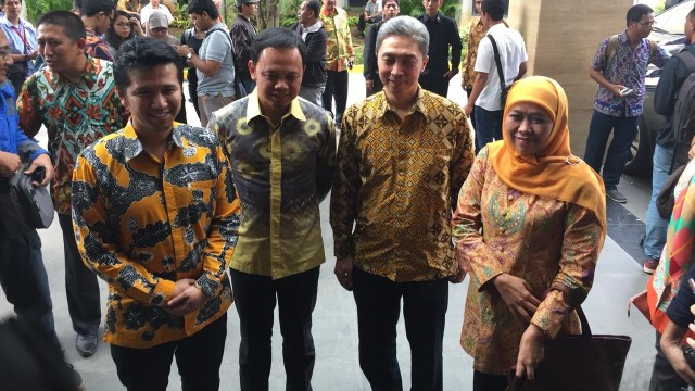 Emil Dardak, Bima Arya, Dedie, dan Kofifah (Foto: Mirsan/kumparan)