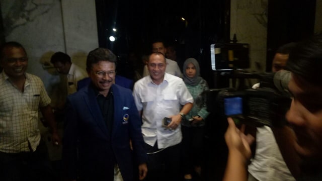 Edy Rahmayadi datangi DPP Nasdem (Foto: Johanes Hutabarat/kumparan)