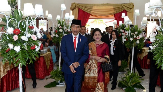 Jokowi & Iriana Hadiri Nikahan Paspampres (Foto: Biro Setpres)