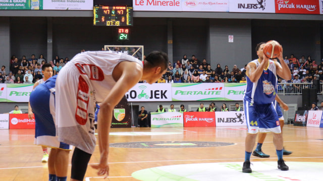 Satria Muda kalahkan Aspac. (Foto: kumparan/Aditia Rijki Nugraha)