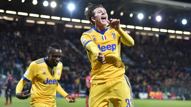 Bernardeschi menangkan Juventus. (Foto: Reuters/Alberto Lingria)