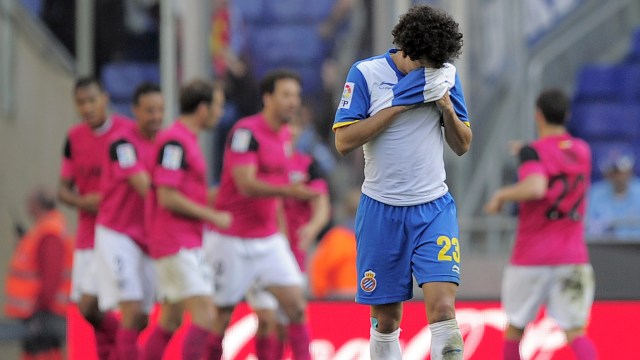 Coutinho saat berseragam Espanyol. (Foto: JOSEP LAGO / AFP)