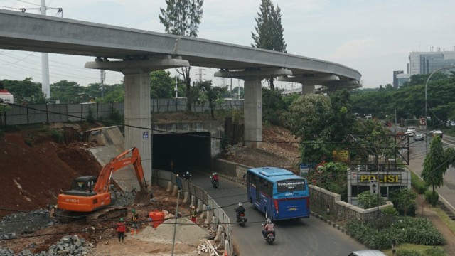 Proyek LRT (Foto: Nugroho Sejati/kumparan)