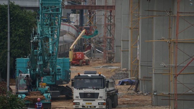 Proyek LRT (Foto: Nugroho Sejati/kumparan)