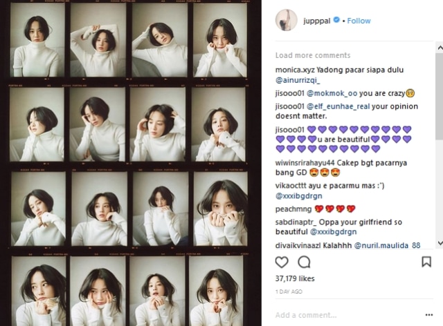 Postingan Lee Joo-yeon. (Foto: Instagram/jupppal)