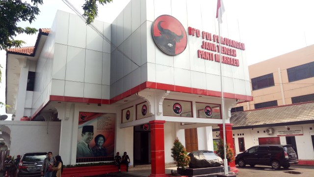 Kondisi kantor DPP PDIP Jateng (Foto: Aria Pradana/kumparan)