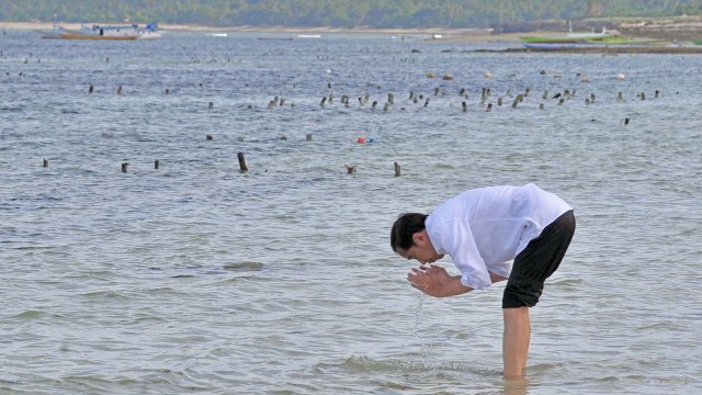 Presiden, Joko Widodo  di Pulau Rote (Foto: Agus Suparto - Presidential Palace)