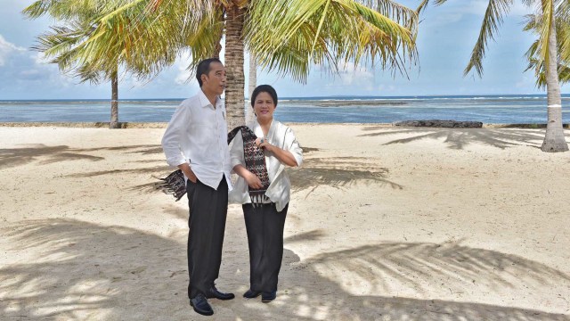 Presiden, Joko Widodo  di Pulau Rote (Foto: Agus Suparto - Presidential Palace)