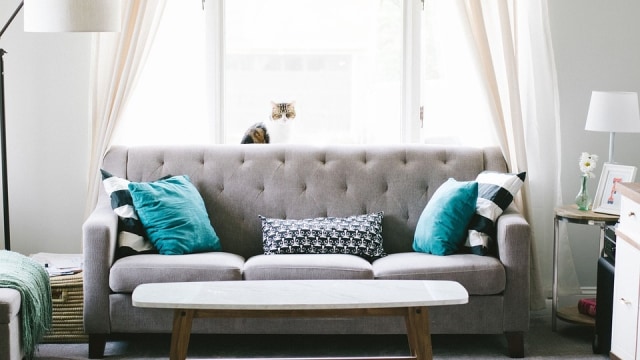 Tips membersihkan sofa yang terbuat dari bahan kain.  Foto: Pixabay