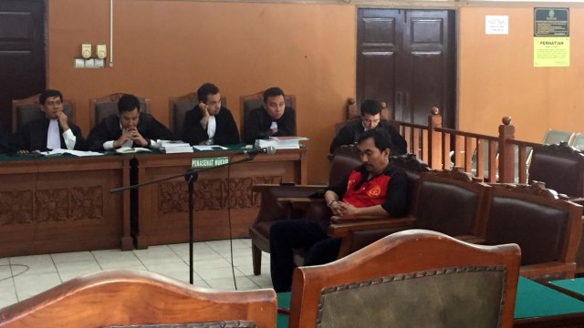 Sidang kasus asusila AA Gatot di PN Jaksel (Foto:  Raga Imam/kumparan)
