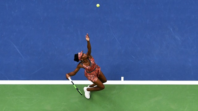 Venus Williams di US Open 2017. (Foto: Jewel SAMAD / AFP)
