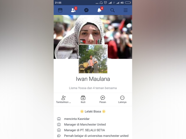 Pelaku Pembunuhan Satu Keluarga di Banda Aceh (Foto: Facebook)