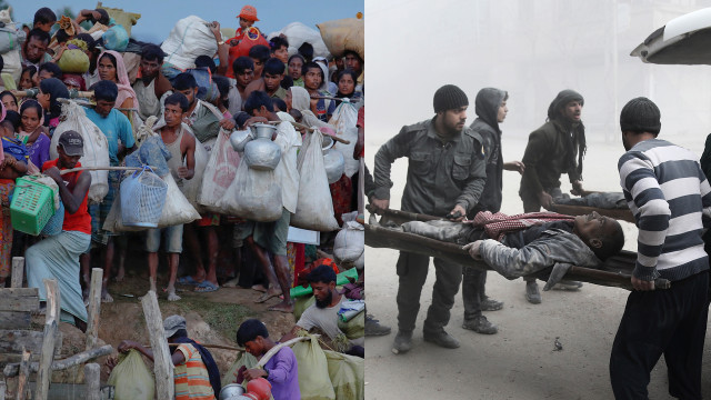 Rohingya dan Suriah/Yerusalem (Foto: Reuters/Hannah McKay, AFP/Abdulmonam Eassa)