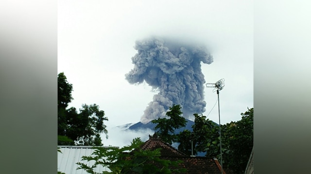 Erupsi Gunung Agung (Foto: Dok. BNPB)