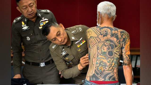 Bos Yakuza yang tertangkap di Thailand (Foto: Reuters)