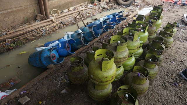 Rilis gas oplosan di Cipondoh, Tangerang. (Foto: Iqbal Firdaus/kumparan)