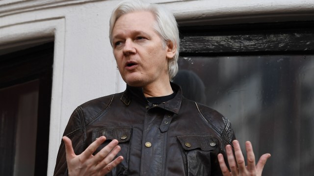 Julian Assange diberi kewarganegaraan Ekuador. (Foto: AFP/Justin Tallis)