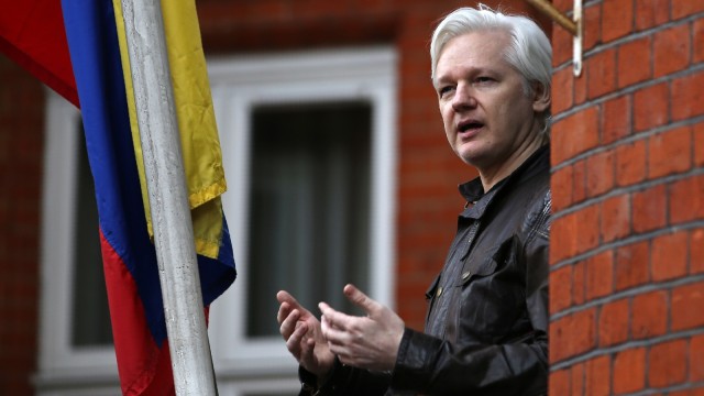Julian Assange diberi kewarganegaraan Ekuador. (Foto: AFP/Daniel Leal-Olivas)
