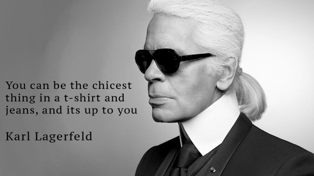 Karl Lagerfeld. (Foto: Muhammad Faisal Nu'man/kumparan)
