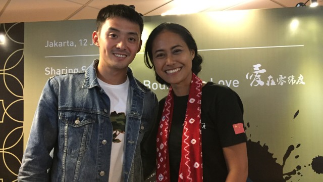 Pemeran Boundless Love, Putri Ayudya dan Shen Hao (Foto: Maria Gabrielle Putrinda/kumparan)