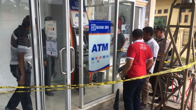 Mesin ATM di Banda Aceh dibobol maling. (Foto: dok. Polsek Syiah Kuala)