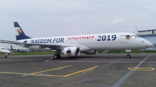 Pesawat Nasdem untuk Jokowi (Foto: Dok. Nasdem)