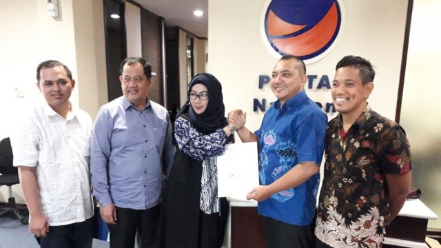 Dewi Handajani-AM Syafi'i. (Foto: dok. Partai Nasional Demokrat)