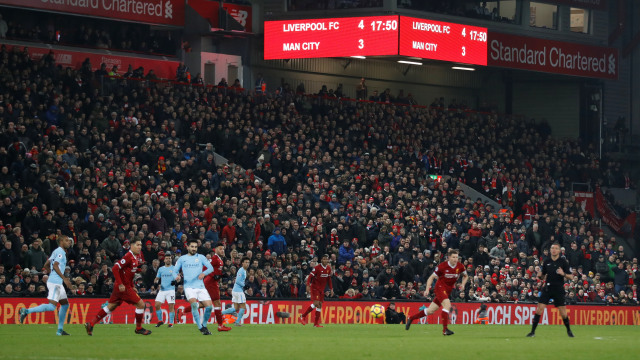 Liverpool taklukkan City 4-3. (Foto: Reuters/Carl Recine )