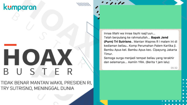 Hoax Buster Try Sutrisno (Foto: Istimewa)