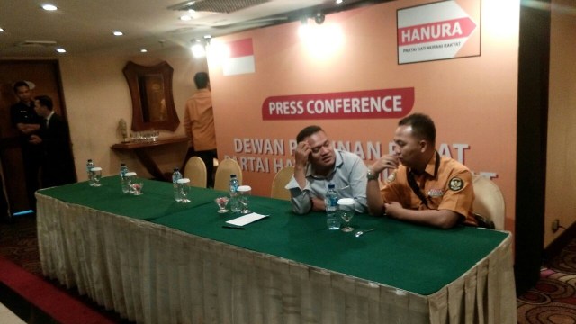 Press conference Hanura (Foto: Paulina/kumparan)