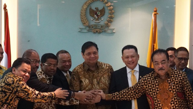 Golkar resmi memilih Bambang Soesatyo Ketua DPR (Foto: Fanny Kusumawardhani/kumparan)
