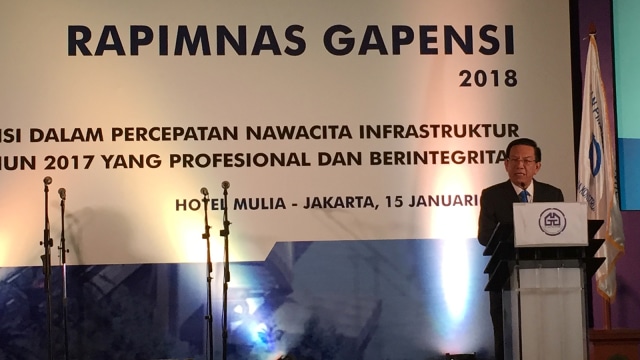 Ketua Umum BPP Gapensi H Iskandar Hartawi (Foto: Siti Maghfirah/kumparan)