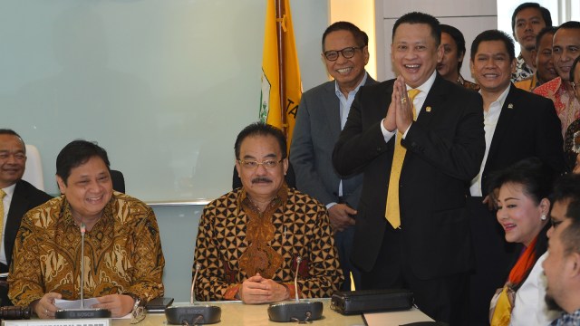Golkar tunjuk Bambang Soesatyo jadi Ketua DPR (Foto: Antara/Wahyu Putro A)
