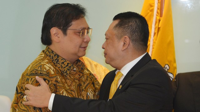 Golkar tunjuk Bambang Soesatyo jadi Ketua DPR Foto: Antara/Wahyu Putro A