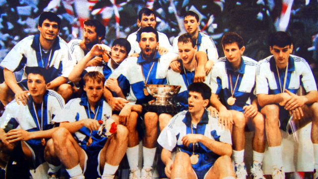 Timnas Basket Yugoslavia tahun 1990. (Foto: YouTube/Umut Yasar)
