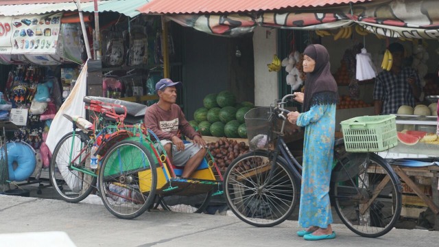 Becak di Jakarta (Foto: Helmi Afandi/kumparan)
