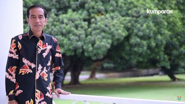 Jokowi ucapkan selamat ulang tahun ke kumparan (Foto: kumparan)