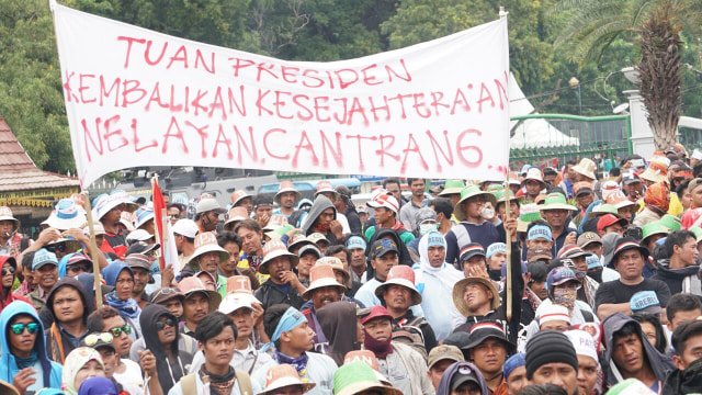 Demo Aliansi Nelayan Indonesia  (Foto: Helmi Afandi/kumparan)