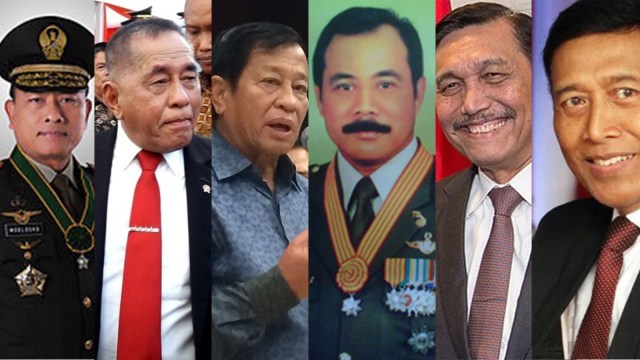 6 Jenderal di Lingkaran Jokowi  (Foto: Wikipedia, Fadjar Hadi, Iqra Ardini/kumparan)